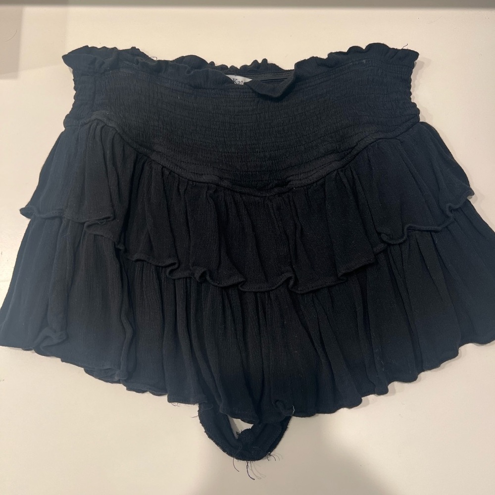Gab and Kate black mini skort